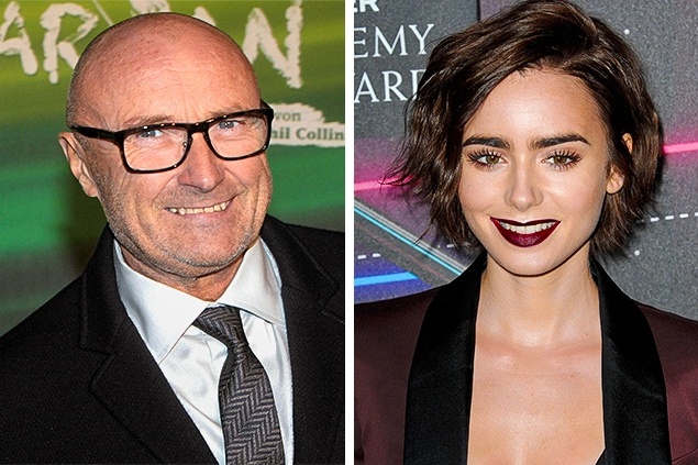 Фил Коллинз и Лили Коллинз