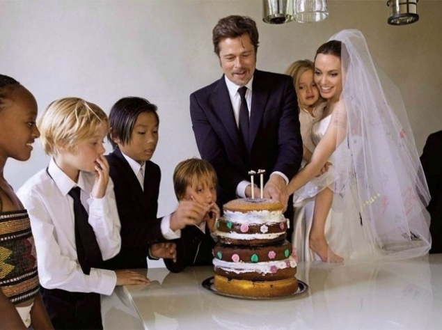 Анджелина Джоли и Брэд Питт (2014 год)