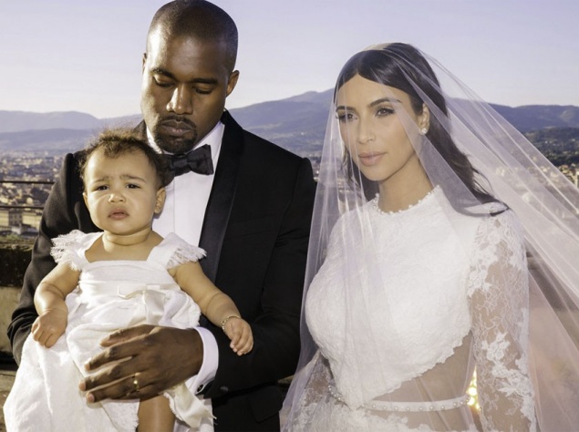 Канье Уэст и Ким Кардашьян (2014 год)