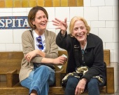 Сара Полсон и ее подруга были замечены в нью-йоркском метро