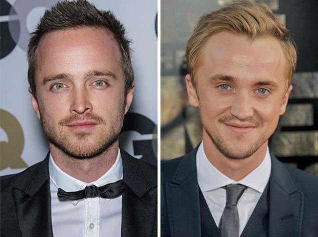 Аарон Пол и Том Фелтон