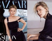 Кейт Бланшетт украсила обложку сентябрьского Harper’s Bazaar