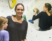 Анджеліна Джолі зайнялася скелелазанням разом зі своїми дітьми