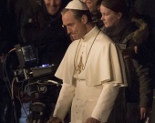 Джуд Лоу на зйомках "Молодого папи"