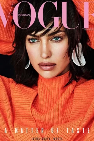 Ирина Шейк на обложке португальского Vogue