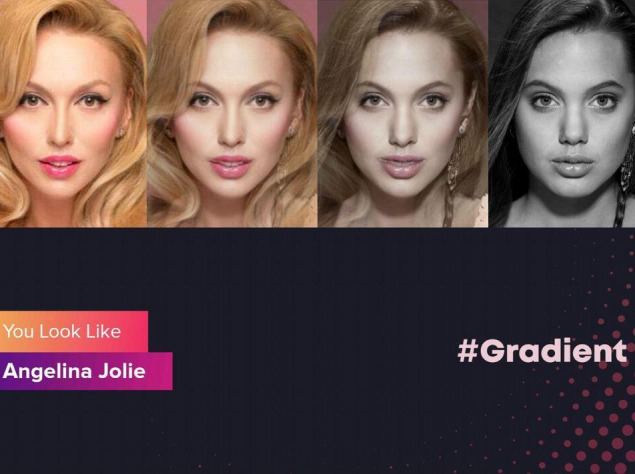 Оля Полякова схожа на Анджеліну Джолі в молодості.