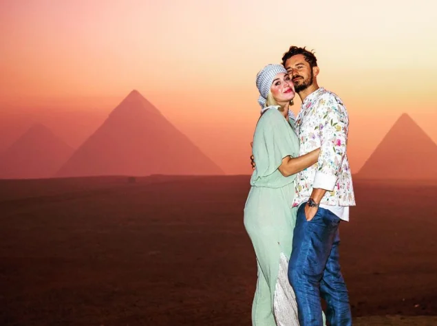 Кэти Перри отпраздновала 35-летие с любимым в Египте