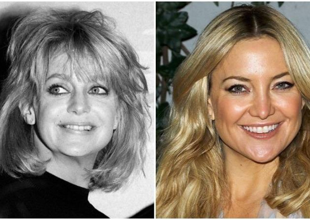 Голди Хоун и Кейт Хадсон в 37 лет