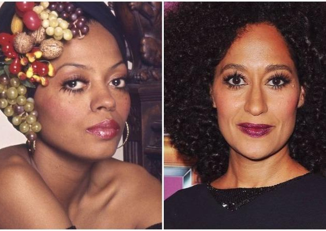 Дайана Росс и Трэйси Эллис Росс в 40 лет