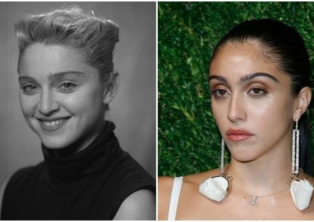 Мадонна и Лурдес Мария Чикконе-Леон в 22 года