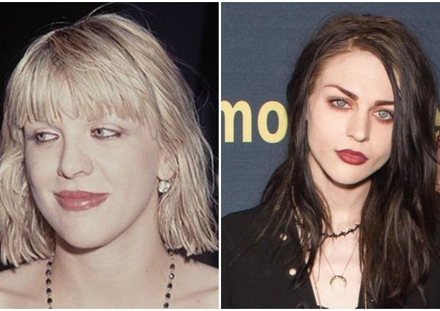 Кортни Лав и Фрэнсис Бин Кобейн в 17 лет