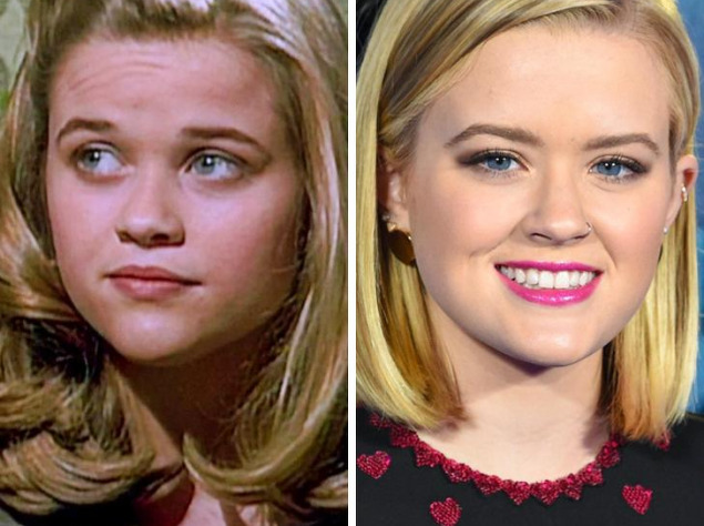 Риз Уизерспун и Ава Элизабет Филипп в 19 лет