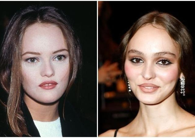 Ванесса Паради и Лили-Роуз Депп в 19 лет