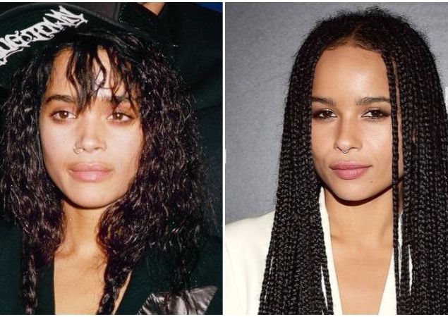 Лиза Боне и Зои Кравиц в 27 лет