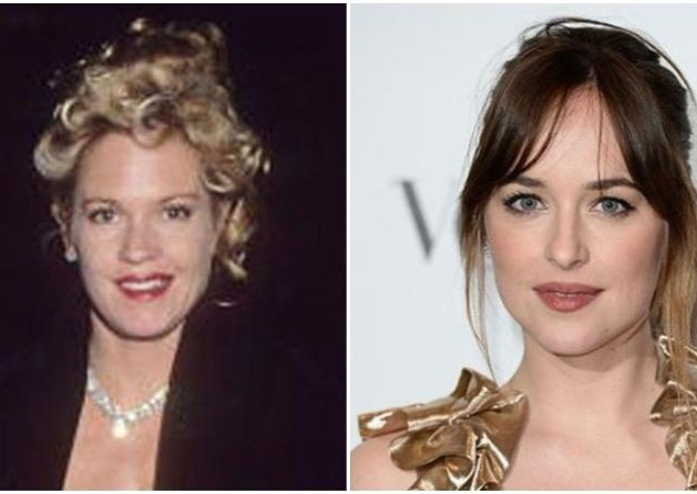 Мелани Гриффит и Дакота Джонсон в 26 лет