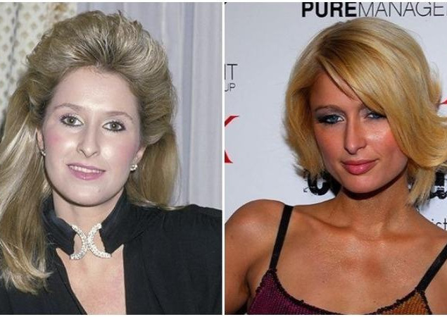 Кэти Хилтон и Пэрис Хилтон в 26 лет