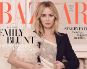 Эмили Блант снялась для Harper’s Bazaar