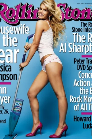 Джессика Симпсон в 2003 году на обложке Rolling Stone