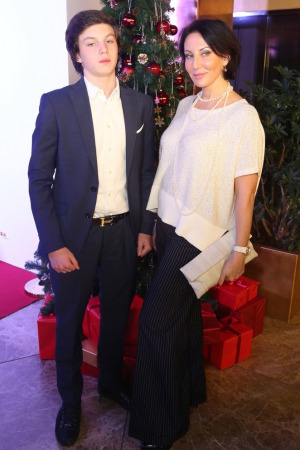 Аліка Смєхова і її син Артем