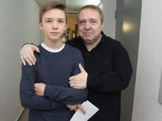Александр Семчев и его сын Федор
