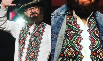 Вишиванка Михаила Фомы из подушки его бабушки