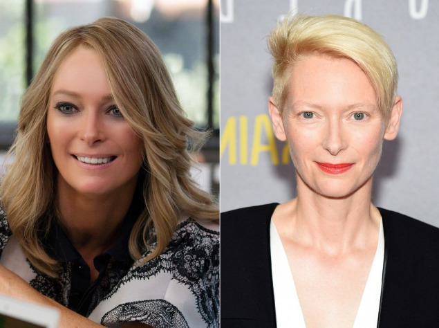 Тільда Суінтон в ролі Діани (Дівчина без комплексів) Тільда Суінтон в ролі Діани (Дівчина без комплексів)