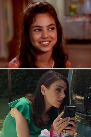 Мила Кунис в фильме "Дорогая, мы уменьшили себя" Мила Кунис в фильме "Дорогая, мы уменьшили себя"