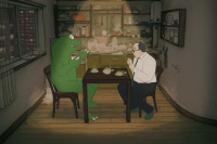 Слепая ива, спящая женщина