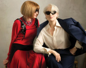 Анна Вінтур на обкладинці VOGUE разом зі своїм голлівудським двійником Меріл Стріп