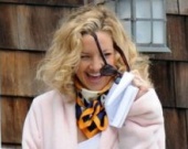 Кейт Хадсон целуется на съемках нового фильма