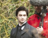 Дэниел Рэдклифф на съемках "Женщины в черном"