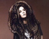 Мария Андреева в роскошных мехах