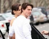 Том Круз и Кэти Холмс на утренней пробежке