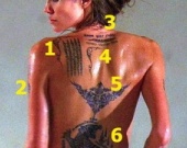 Что значат татуировки Анджелины Джоли?