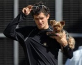 Орландо Блум и его малышка