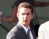 Шайя и Рози на съемках "Трансформеров"