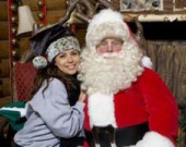 Ева Лонгория и Санта Клаус