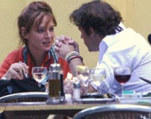 Ума Турман не скрывает чувств