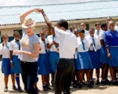 Шарлиз Терон на родине