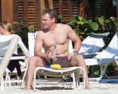 Мэтт Дэймон на отдыхе с семьей