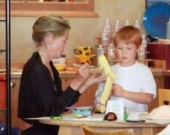 Шэрон Стоун рисует вместе с сыном