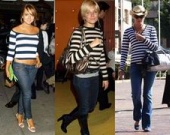 Группа в полосатых купальниках