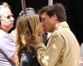 Поцелуй Дженнифер Энистон и Джейсона Бэйтмена