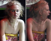 Николь спит на концерте мужа