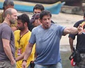 Сильвестр Сталлоне на съемках