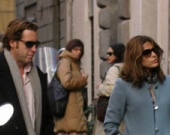 Ева Мендес и ее бойфренд в Риме