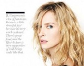 Самурайка Ума Турман бывает белой и пушистой