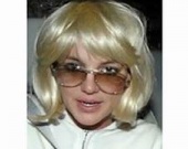 Бритни надела парик