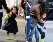 Кэти Холмс и Сури Круз в Нью-Йорке