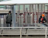 Хью Джекмен с детьми в Нью-Йорке